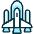 Space Rocket 2 Icon from Ultimate Duotone Set