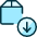 Shipment Download Icon from Ultimate Duotone Set