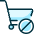 Shopping Cart Disable Icon from Ultimate Duotone Set | Free Download as SVG Vector and Transparent PNG | Streamline icons