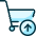 Shopping Cart Upload 1 Icon from Ultimate Duotone Set | Free Download as SVG Vector and Transparent PNG | Streamline icons