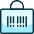 Shopping Bag Barcode 1 Icon from Ultimate Duotone Set