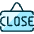 Shop Sign Close 1 icon - Free transparent PNG, SVG. No sign up needed.