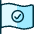 Flag Check Icon from Ultimate Duotone Set