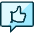 Like Chat Icon from Ultimate Duotone Set | Free Download as SVG Vector and Transparent PNG | Streamline icons