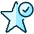 Rating Star Check Icon from Ultimate Duotone Set