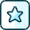 Rating Star Square Icon from Ultimate Duotone Set