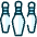 Bowling Pins icon - Free transparent PNG, SVG. No sign up needed.