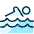 Paralympics Swimming Icon from Ultimate Duotone Set