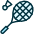 Badminton Shuttlecock Racquet icon - Free transparent PNG, SVG. No sign up needed.