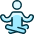 Yoga Meditate icon - Free transparent PNG, SVG. No sign up needed.