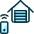 Smart House Garage 1 Icon from Ultimate Duotone Set | Free Download as SVG Vector and Transparent PNG | Streamline icons