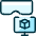 Vr Monitor Box Icon from Ultimate Duotone Set