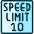 Road Sign Speed Limit 10 icon - Free transparent PNG, SVG. No sign up needed.