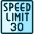 Road Sign Speed Limit 30 1 icon - Free transparent PNG, SVG. No sign up needed.
