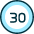 Road Sign Speed Limit 30 icon - Free transparent PNG, SVG. No sign up needed.
