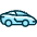 Sports Car 1 Icon from Ultimate Duotone Set