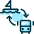 Transportation Ticket Boat Bus Transfer Icon from Ultimate Duotone Set