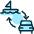 Transportation Ticket Boat Car Transfer Icon from Ultimate Duotone Set