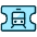 Transportation Ticket Train Icon from Ultimate Duotone Set