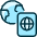 Passport Globe icon - Free transparent PNG, SVG. No sign up needed.