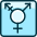 Gender Transgender Box Icon from Ultimate Duotone Set
