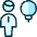 Single Man Idea Icon from Ultimate Duotone Set