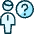 Single Man Question Icon from Ultimate Duotone Set