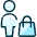 Single Neutral Shopping Bag Icon from Ultimate Duotone Set