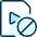 Video File Disable Icon from Ultimate Duotone Set