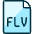 Video File Flv Icon from Ultimate Duotone Set