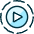 Video Player Playing Icon from Ultimate Duotone Set | Free Download as SVG Vector and Transparent PNG | Streamline icons