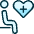 Disability Heart Plus icon - Free transparent PNG, SVG. No sign up needed.