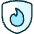 Safety Fire Shield Icon from Ultimate Duotone Set | Free Download as SVG Vector and Transparent PNG | Streamline icons