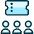 Ticket Group icon - Free transparent PNG, SVG. No sign up needed.