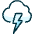 Weather Cloud Thunder icon - Free transparent PNG, SVG. No sign up needed.