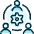 Human Resources Team Settings Icon from Ultimate Duotone Set