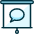 Presentation Projector Screen Chat icon - Free transparent PNG, SVG. No sign up needed.