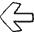 Arrow Thick Left 3 Icon from Freehand Duotone Set