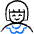 Geometric People Woman 9 Icon from Freehand Duotone Set