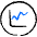 Analytics Graph Line Circle Icon from Freehand Duotone Set