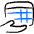 Business Workflow Data Table Hand Icon from Freehand Duotone Set