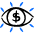 Business Cash Eye icon - Free transparent PNG, SVG. No sign up needed.
