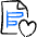 Data File Bars Favorite Heart Icon from Freehand Duotone Set