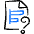 Data File Bars Question Icon from Freehand Duotone Set