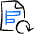 Data File Bars Refresh Icon from Freehand Duotone Set