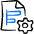 Data File Bars Settings Icon from Freehand Duotone Set