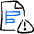 Data File Bars Warning Icon from Freehand Duotone Set