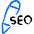 Seo Edit Icon from Freehand Duotone Set