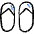 Footwear Flip Flops icon - Free transparent PNG, SVG. No sign up needed.