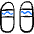 Footwear Slippers 2 icon - Free transparent PNG, SVG. No sign up needed.